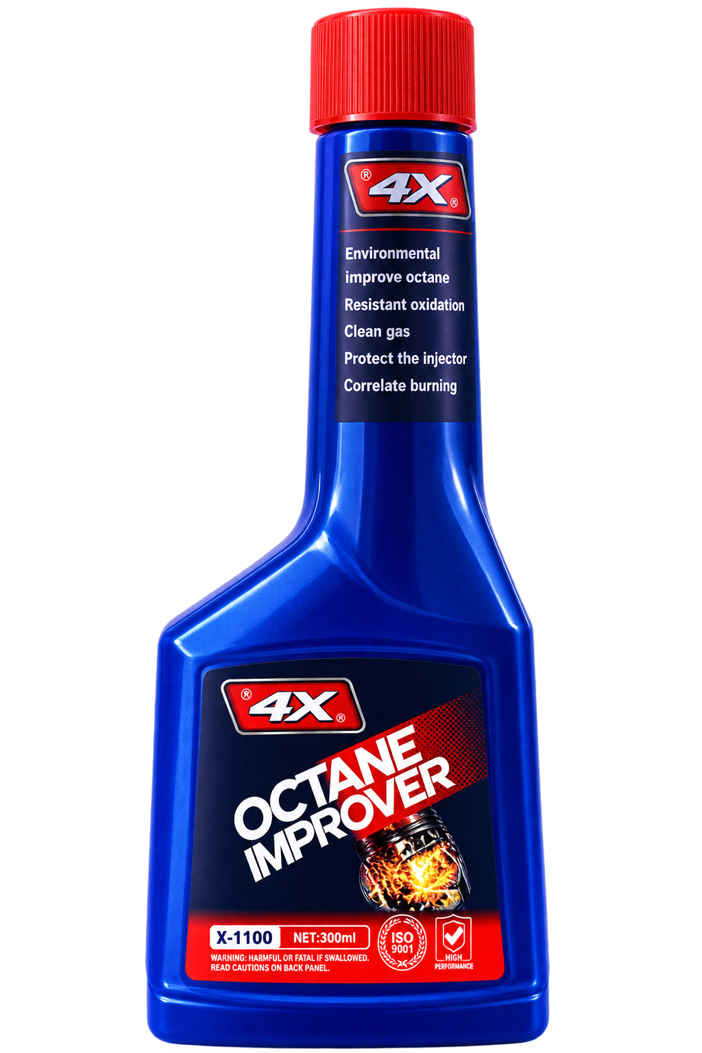 Mejorador de octanaje — 4X · Octane Improver · X-1100 · 300 ml