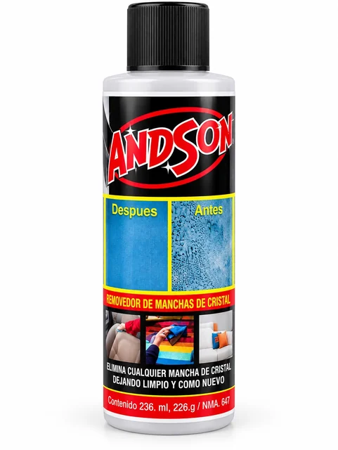 Removedor de manchas de cristal — Andson · Limpiador